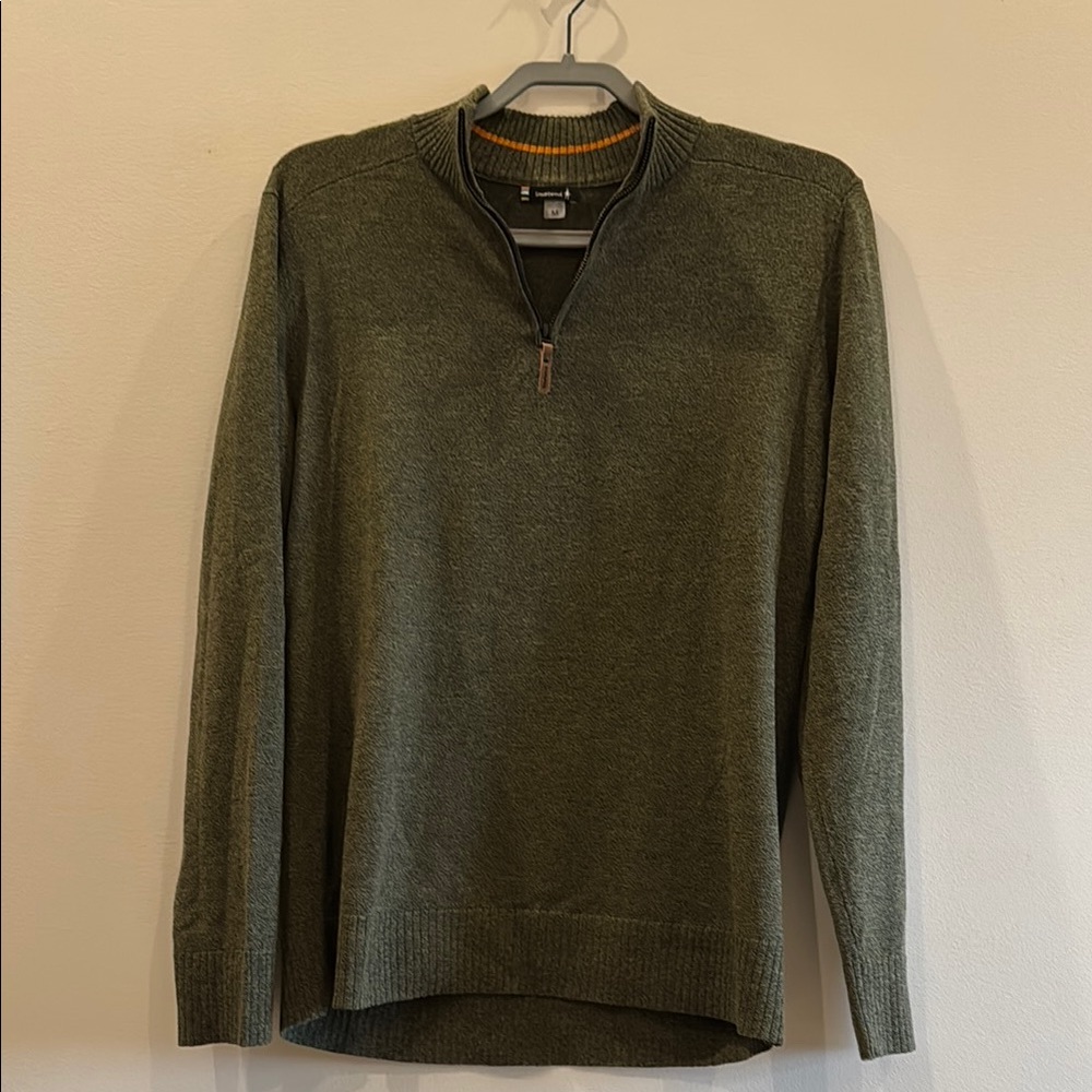 Smartwool Men's Green Half-Zip Sweater